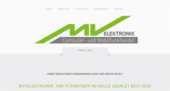 Desktop Screenshot of mv-elektronik.de